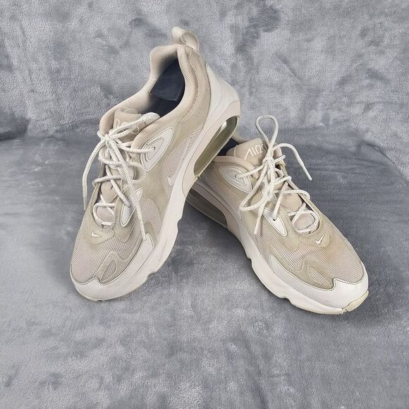 Nike Shoes - Nike Air Max 200 Womens Size 10 White And Beige Mesh Trainers Low‎ Top Dad Shoes